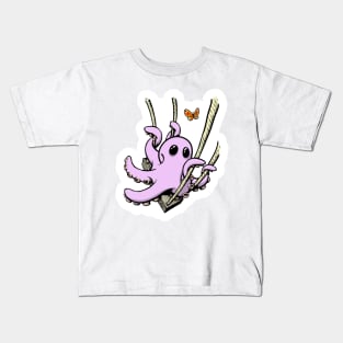 Happy Swinging Octopus Kids T-Shirt